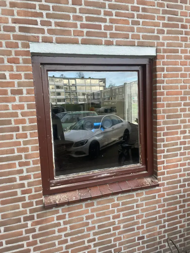 Voor: de situatie voordat Klusbedrijf Biever aan het timmerwerk en verbouwing begon