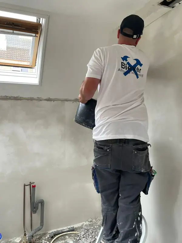 Project van Klusbedrijf Biever: stucwerk in Vlaardingen en omgeving